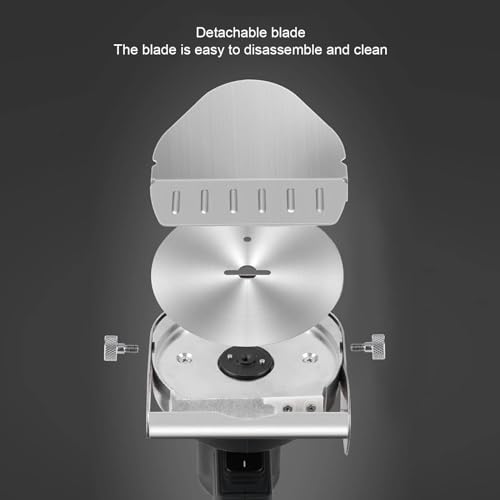 Cortadora eléctrica de kebab, manual, ajustable 0-8 mm miniatura 6