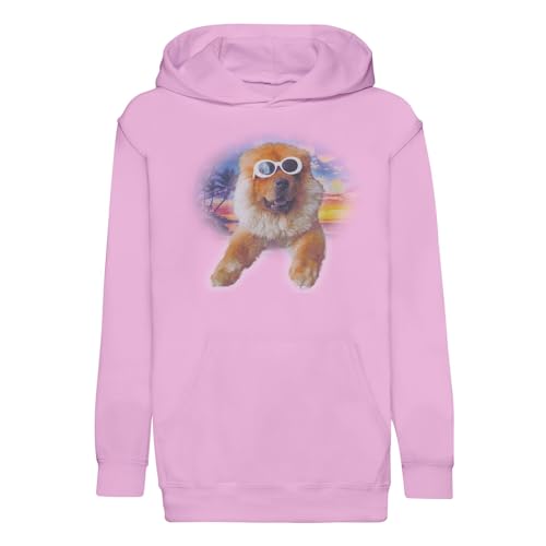 Sweat à capuche enfant Cool Dog au design vintage collage meme artistique
