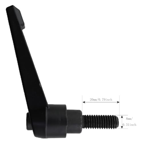 Image of 2PCS Black Adjustable Tightening Handle Screws 7 Type Hand Screw Positioning Locking Wrench Lever Knob Thread Ratchet Stud Locking Used in Lathe Woodworking Machinery Packaging Machinery
