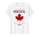 montréal canada viaggio souvenir viaggio maglietta