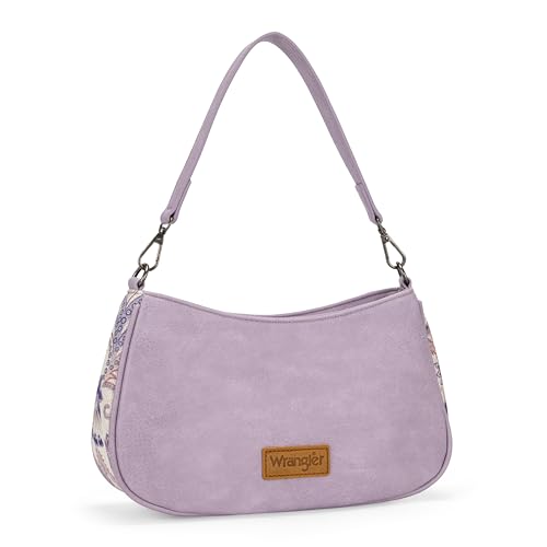 Image of Wrangler Western Shoulder Bag for Women Small Purse Aztec Hobo Bag Handbag with Detachable Strap