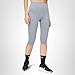 Nike Women's One High-Waisted Capri Leggings, Smoke Grey/Heather, 2XL