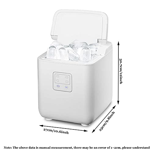 Máquina fabricadora de hielo de sobremesa, compacta y automática, para hogar o cocina, produce cubos redondos de hielo, material ecológico, silenciosa y estable miniatura 7