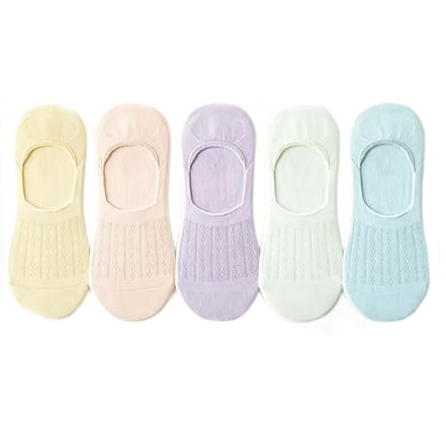 Image of Women's No Show Socks Colorful stripes Ankle Socks for Women, Low Cut Socks Short Cotton Socks