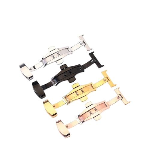 Bracelet de montre or rose 22mm avec fermoir déployant robuste