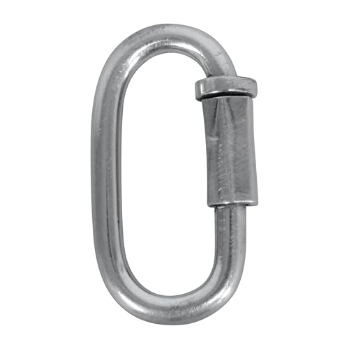 RCH Hardware QL-BR01-35 Brass Quicklink, 8 Gauge, Satin Nickel (2 Pack)
