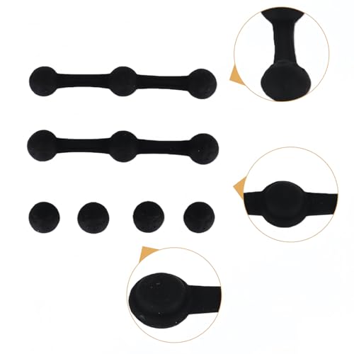 DUZEPA 2 PCS Air Fryer Hitzebeständige Magnet-Silikonschnalle, Verhindert, Dass Backpapier-Liner Lebensmittel Abdeckt