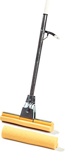 Image of SPARTA Flo-Pac Sponge Mop Roller Mop for Cleaning, 12 Inches, Yellow