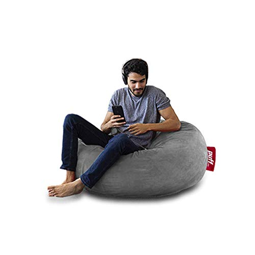 Opiniones de Puff Walmart - los preferidos. 43 Sillón con cama matrimonial color gris claro para adolecentes y adultos con relleno de hule espuma muy cómodo para pasar grandes momentos de descanso, acabado en velvet,...