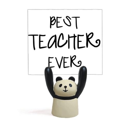 Panda Best Teacher Ever support mémo avec inscription gravée