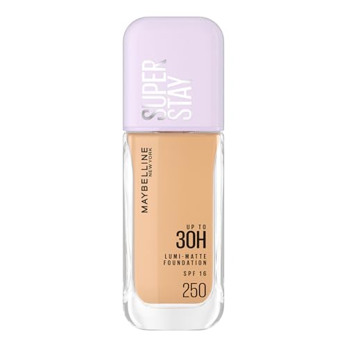 Image of Maybelline New York Super Stay Lumi Matte Liquid Foundation, 250 | 30 HR Long Lasting, 35 ml