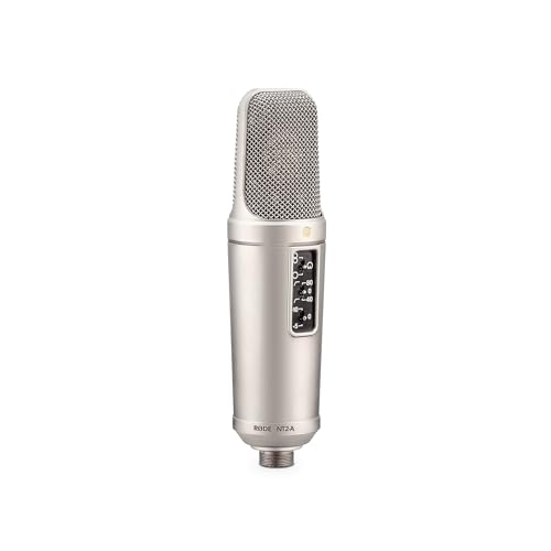 RØDE NT2-A Versatile Large-diaphragm Condenser Microphone with Switchable Polar Pattern, Pad and High-pass Filter for Vocal and Instrument Recording