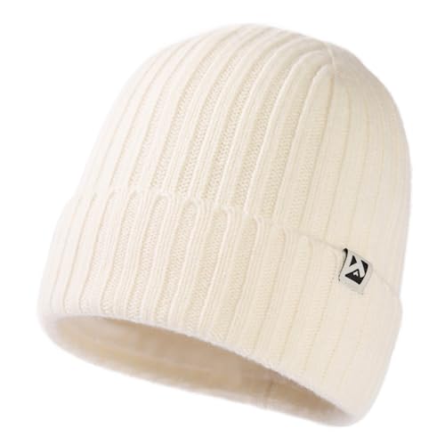 Bonnet en laine mérinos isolant avec doublure polaire contre le froid