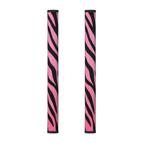 Set di 2 coperture per maniglie del frigorifero con stampa rosa, per elettrodomestici da cucina, proteggono il frigorifero dalle macchie di impronte digitali