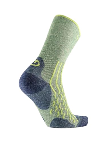 Therm-ic Outdoor Light Linen Crew Calcetines, Lima/Navy, 44-46