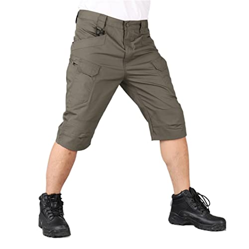 Short cargo de randonnée urbain homme en toile Ripstop robuste style décontracté - 4