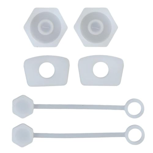 HOBBYIN 6Pcs Leak Stopper Plug,Transparent Practical Tumbler Leak Stopper Tool,Silicone Spill Proof Stopper