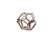 goki baby 65344 - Greifling Ball aus Holz und Silikon für Babys – Made in Germany, Rosa, Mädchen, Natürliches Motorikspielzeug zur Förderung des Greifreflexes und der Sprachentwicklung, ab Geburt