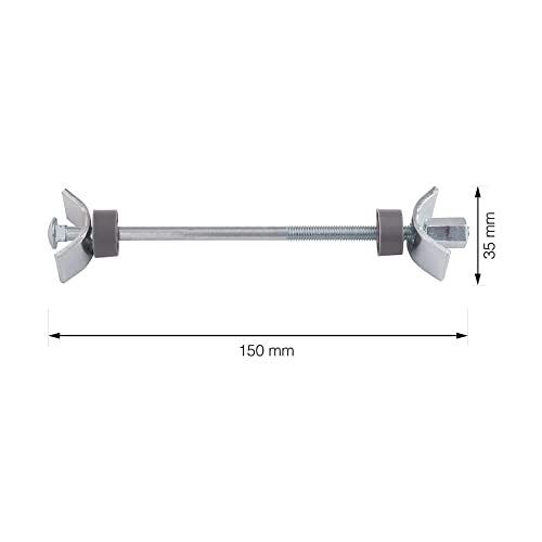 GEFONG Worktop Connecting Bolts Length M6x150mm Galvanized Steel Kitchen Furniture Connecting Screws for Jointing Clamping and Fixing 10 Pieces - Image 3