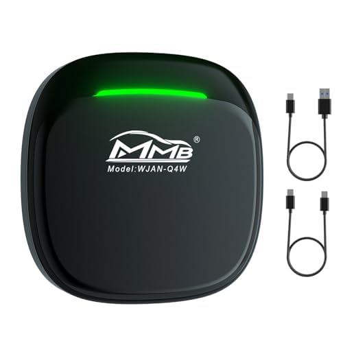 MMB 2024 Ai Box MAX 4.0 CarPlay Adapter, 8+128GB, High Performance Streaming Device with Netflix/Youtube/App Store Car Play Ai Box Supports HDMI Output and SIM Card