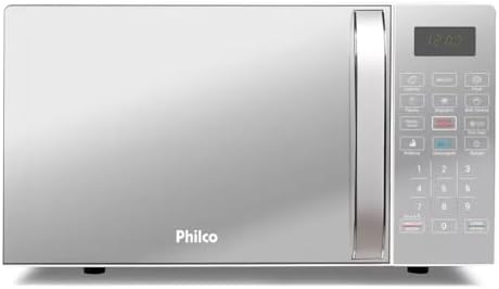 Micro-ondas Philco 20L, 1100W, Branco Espelhado 220V