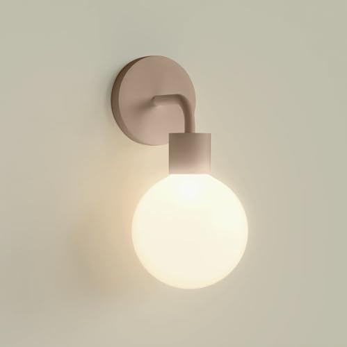Image of Poplight Wireless Wall Sconce (Shark Tank) Rechargeable & Dimmable LED Light w /App Control & Damage-Free Install, Moveable Modern Ambient Lighting for Elegant Home & Bedroom Decor | Mushroom