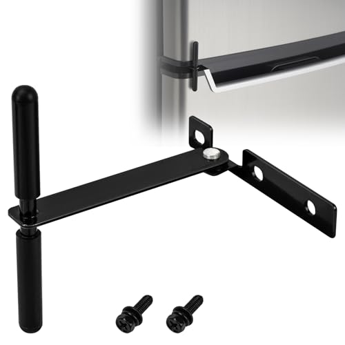 DNIUAXZ RV Refrigerator Door Latch with 2 Screws, Fridge Travel Lock Fits 1-3/16