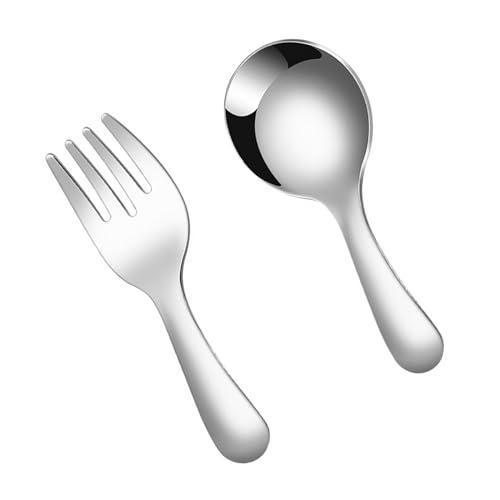 BEIDUOYANG 2 Pieces Alternative Color Fork And Spoon Compact Cutlery Set Travel Friendly Cutlery Supplies For Camping And Picnics Compact Camping Utensils