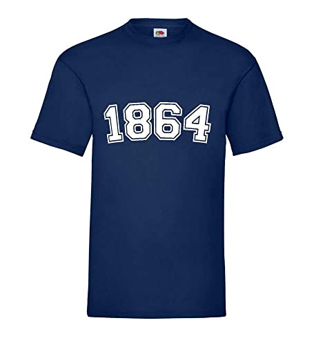 T-shirt pour homme bleu marine XXXL basique col rond grande taille