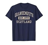 grangemouth port uk Reino Unido Grangemouth Scotland UK Est. Year Athletic Beige envejecido Camiseta