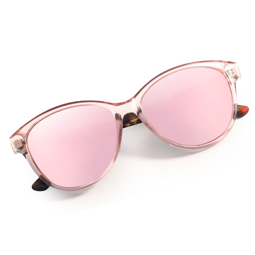 LVIOE Polarized Sunglasses for Women Retro Shades with UV400 Protection V24