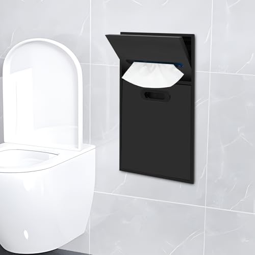 Caneca de basura rectangular empotrada 6L acero inoxidable miniatura 4