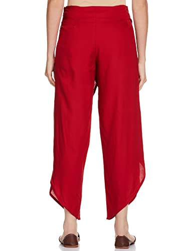 Image of Amazon Brand - Myx Women's Loose Rayon Wrap Style Pants (Available in Plus Sizes)
