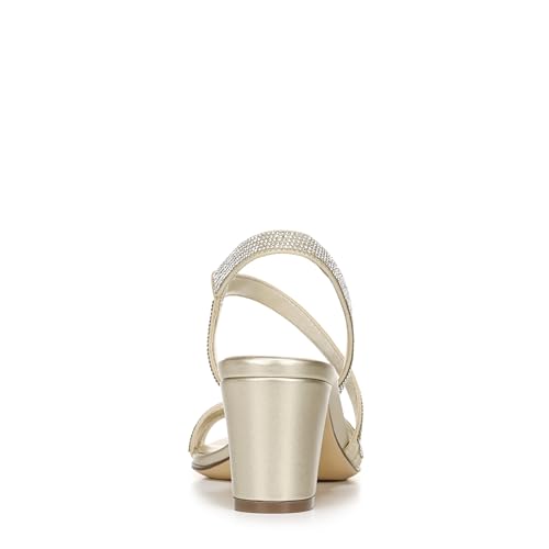 Naturalizer Womens Vanessa2 Rhinestone Embellished Strappy Heeled Sandal, Champagne, 9.5 Wide by Naturalizer - Image 3