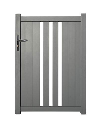 Portillon aluminium'Nottingham' / SL07 gris 1m
