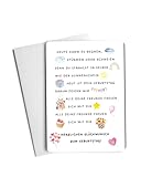 Lilly Braun Postkarten – hochwertige Grußkarten A6 mit Umschlag, 280 g/m², Made in Germany – liebevolle Motive für Geburtstag, Freundschaft & besondere Anlässe (Geburtstag)