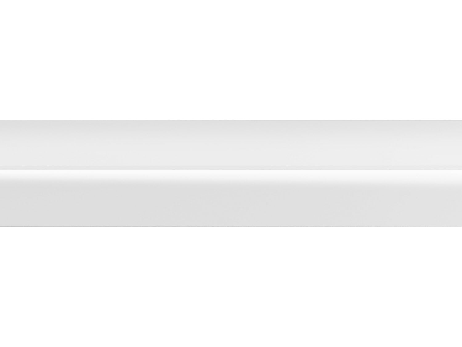 Vente-unique - Rodapié Radeno - L 290cm x A 4.5cm x H 14.8cm - plástico - blanco