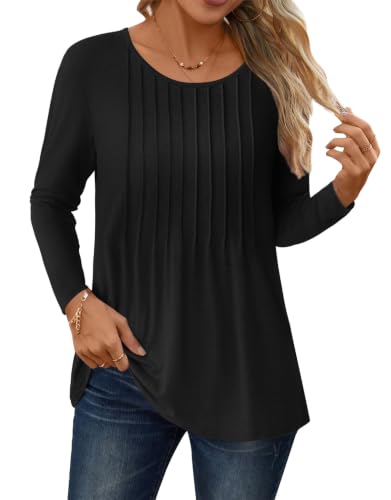 NORACORA Women's Long-Sleeve Pleated Tunic - image 1