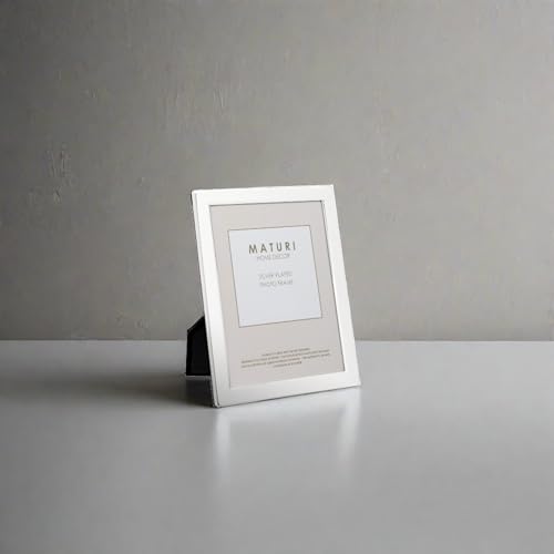 Flat Edge Silver Plated Frame - 2.5" x 3.5"