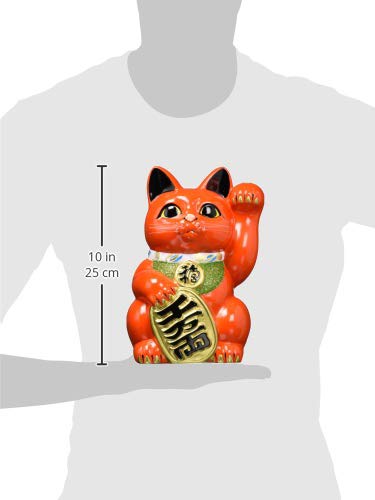 Amazon.co.jp: 常滑焼 急須 8441 梅月 8号 小判猫 左赤 日本製 招福