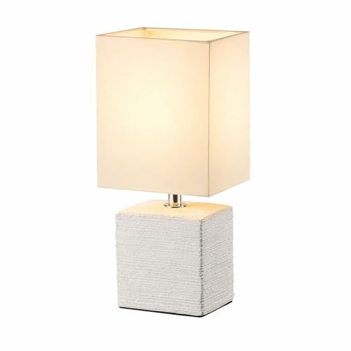 Reality Leuchten Lampe de table, Blanc Antique