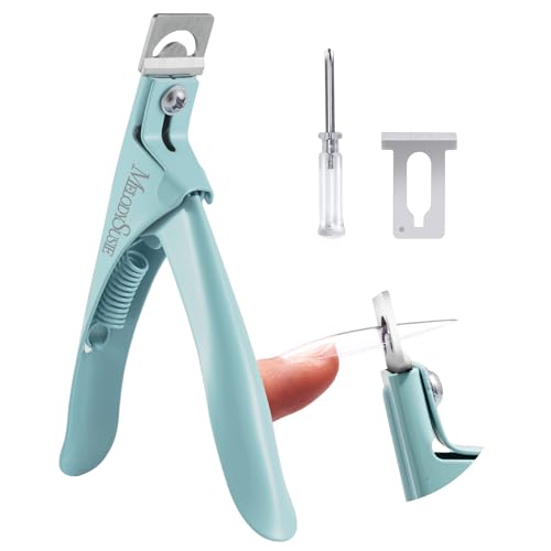 Image of MelodySusie Adjustable Stainless Steel Acrylic Nail Clippers, Green