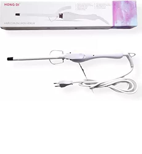 Image of Concepta Hair Curler Machine | Professional Hair Curler Iron Rod Styler for Women with Machine Stick | Hair Brush Styler for Waves, Curls & Volume | White