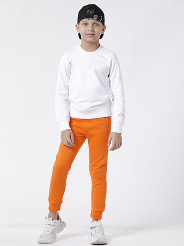 Image of KYDA Kids Unisex Kids Mid Rise 100% Cotton Track Pant - Regular Fit | Pack of 1