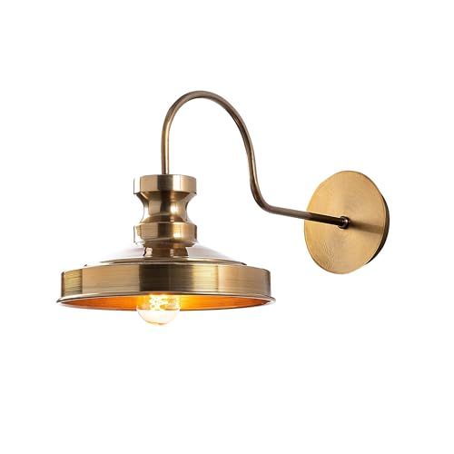 Metalen Wandlamp Sheen Gold | 22x42cm | E27 40W | IP20