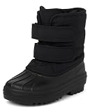 The Children's Place,Baby Boys and Toddler Faux Fur Trim Snow Boots,Toddler,11