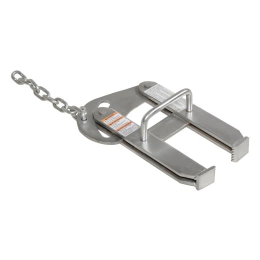 Vestil PAL-14 Steel CAM Action Pallet Puller, 5000 lbs Capacity, 3" Opening x 1-1/2" Height Jaw