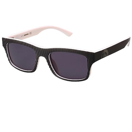 Diesel Solid Square Unisex Non-Polarized Sunglasses -(Dl5034 005 52 S |52| Grey Color Lens), Small