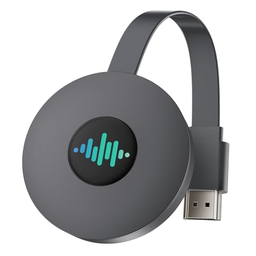 5G Dongle HDMI sans Fil, 4K Adaptateur Affichage Miracast/AirPlay/DLNA - Transmission Écran pour iPhone, Android, Windows, Mac vers TV, Projecteur, Moniteur...