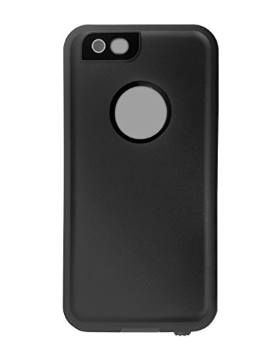Hesgi Waterproof Case Ip-68 Waterproof Shockproof Dust Proof Snow Proof Full Body Protective Case Cover Replacement For Apple Iphone 6 6S Plus 5.5[Black] #TOP3